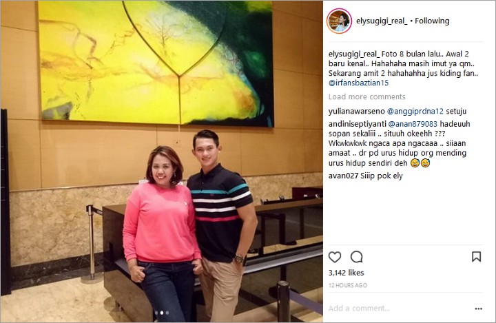 Sudah Kenal Beberapa Bulan, Ely Sugigi Sebut Irfan Sbaztian Amit-Amit