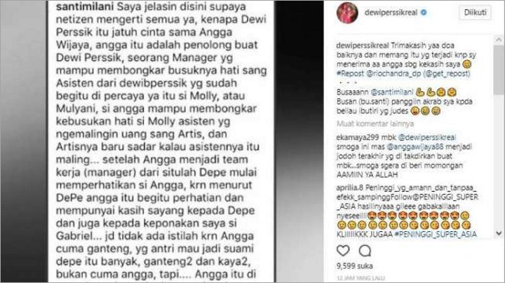 Curhatan Dewi Persik