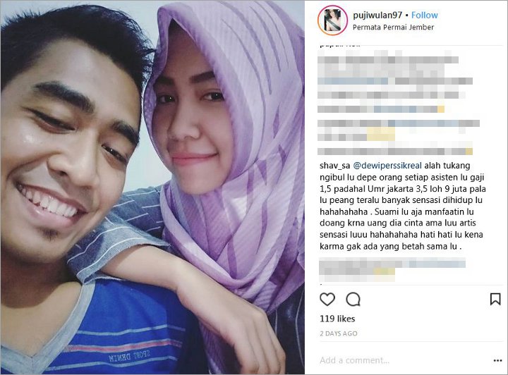 Sindiran Buat Dewi Persik