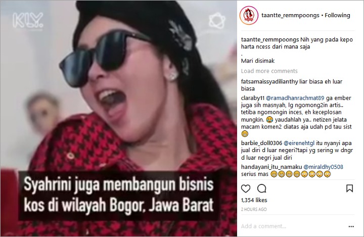 Sumber Kekayaan Syahrini