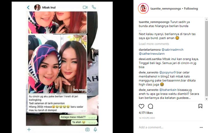 Cincin Berlian Inul Daratista Hilang Saat Bersalaman dengan Penonton