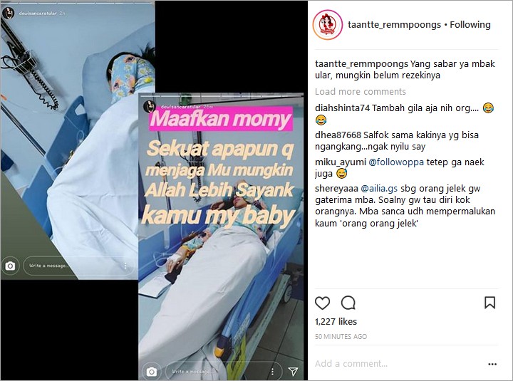 Curhat Kandungan Keguguran, Dewi Sanca Banjir Hujatan Netter
