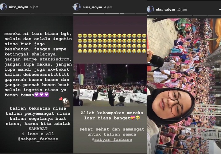 Dukungan Fans Nissa Sabyan