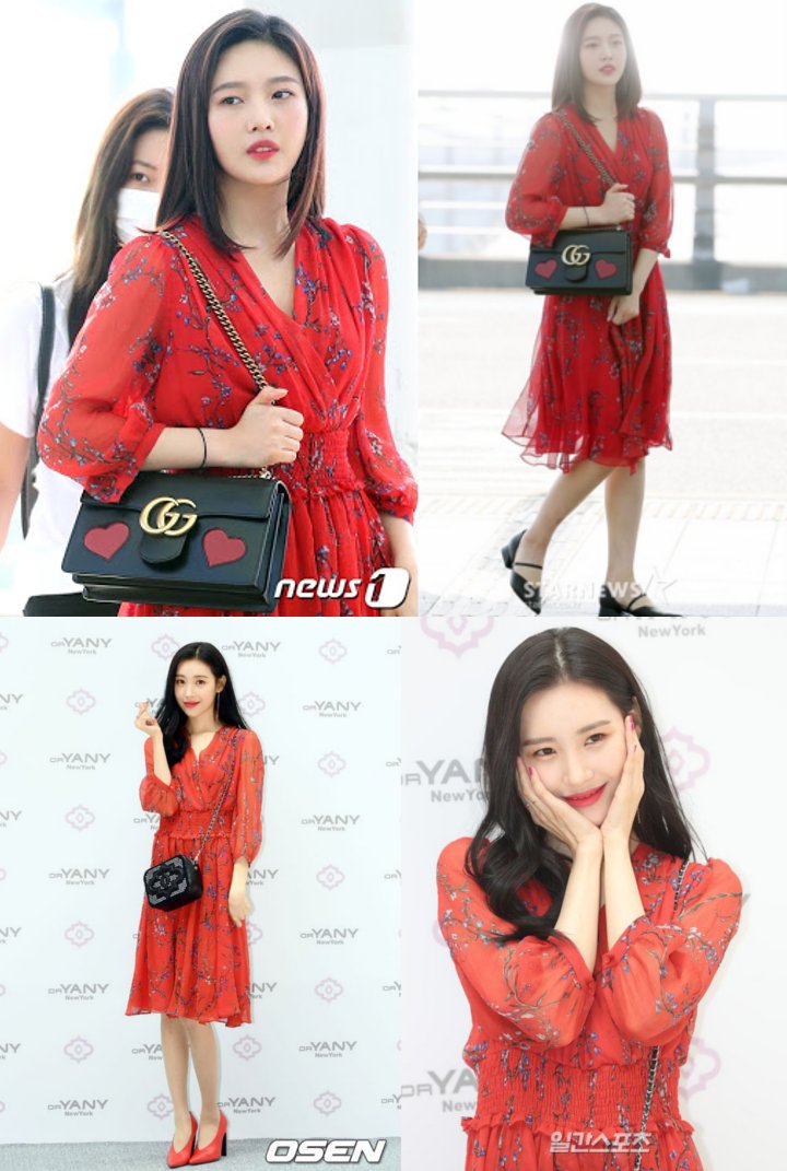 Joy Red Velvet dan Sunmi Pakai Dress Merah Kembaran Siapa Joy Red Velvet dan Sunmi Pakai Dress Merah Kembaran Siapa