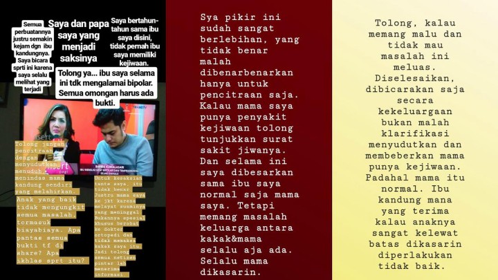 Adik Bungsu Barbie Kumalasari Murka Sang Bunda Dibilang Bipolar