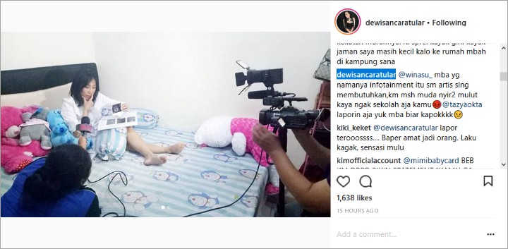 Terus Dicibir Soal Masuk TV Pasca Keguguran, Dewi Sanca Akhirnya Semprot Netter