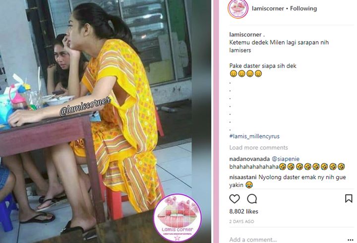 Millendaru Pakai Daster