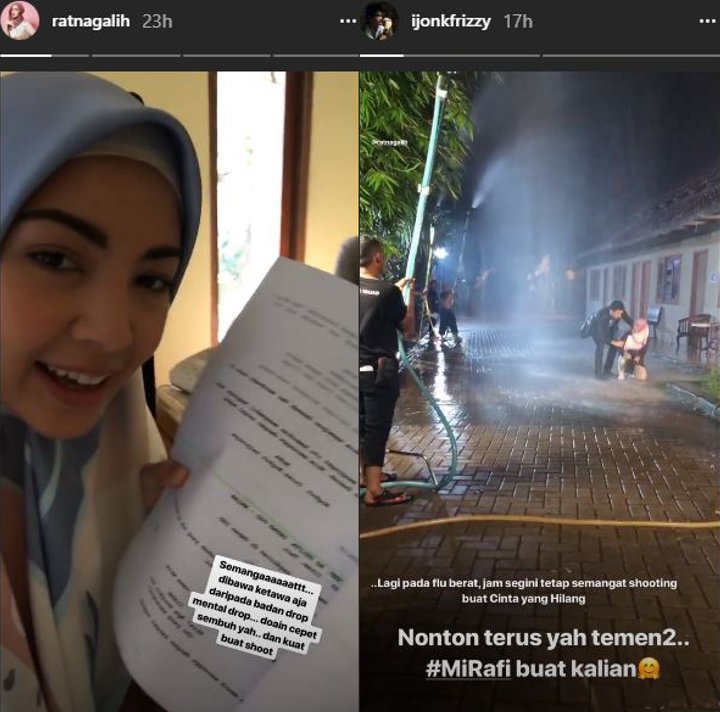 Sakit, Jonathan Frizzy-Ratna Galih Tetap Jalani Adegan Hujan-hujanan di \'Cinta yang Hilang\'