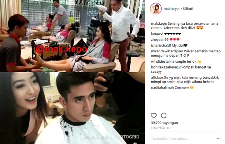 Natasha Wilona Nyalon Bareng Keluarga Verrell