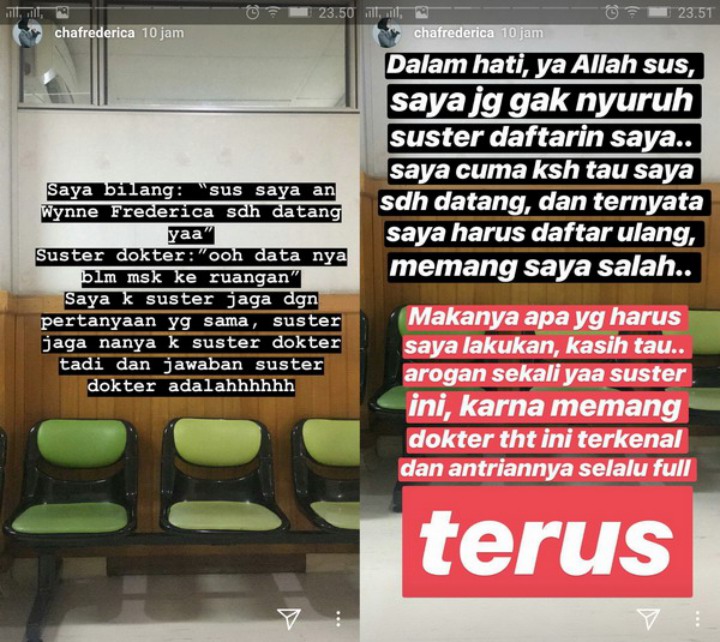 Curhatan Chacha Frederica