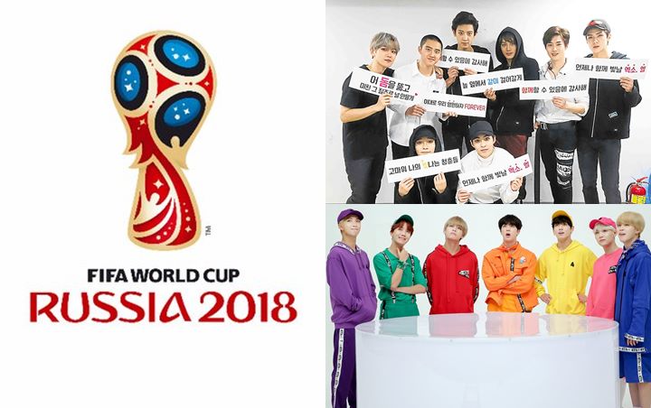 FIFA Buka Voting Lagu untuk Diputar di Final Piala Dunia 2018, BTS - EXO Saingan Ketat