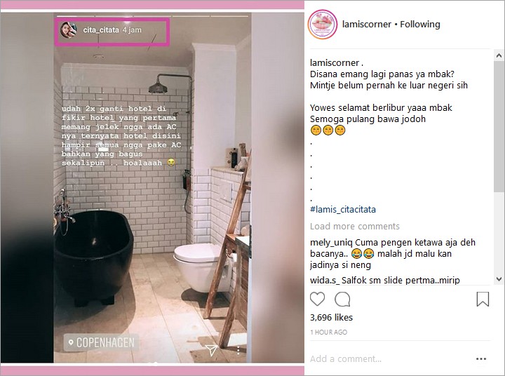 Cita Citata Nangis Curhat Ganti Hotel