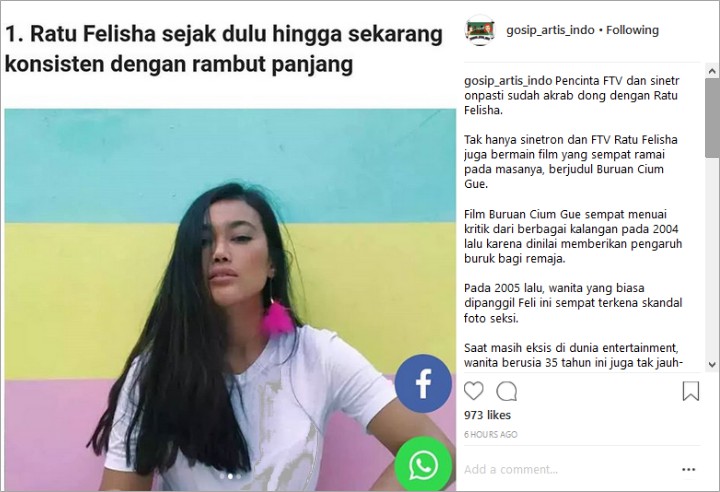 Wajah Ratu Felisha Dianggap Berubah dan Bikin Pangling, Netter: Cantikan Dulu
