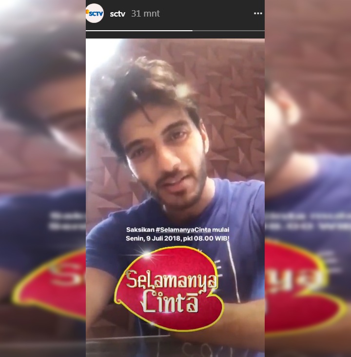 \'Selamanya Cinta\' Tayang di SCTV, Vikram Singh Promo Pakai Bahasa Indonesia