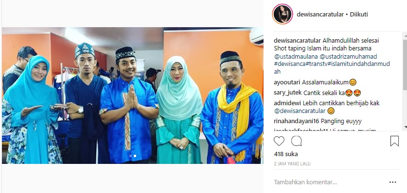 Berhijab, Warganet Syok Lihat Perubahan Drastis Wajah Dewi Sanca
