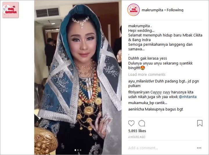 Make Up Chiquita Meidy Saat Nikah Banjir Pujian, Dibilang Secantik CL Hingga Nagita