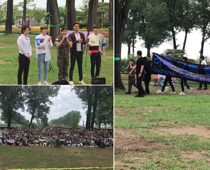 Selesaikan Wamil, Ryeowok Nangis Disambut ELF dan Member Suju