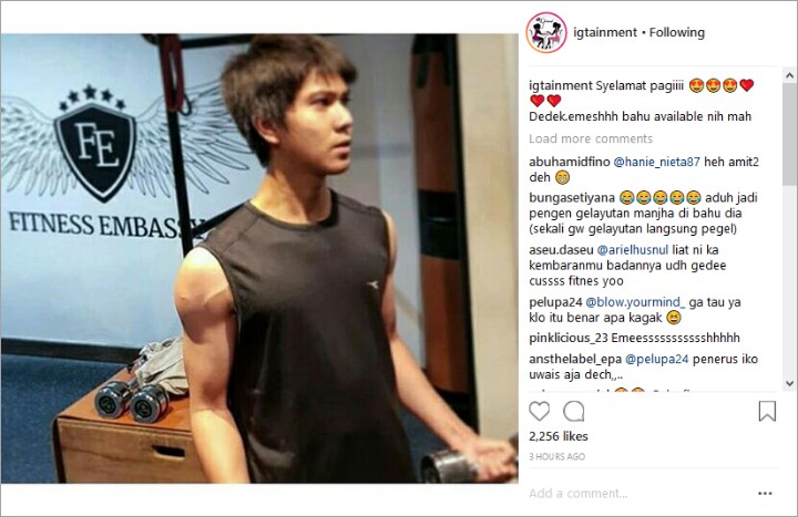 Kembali Beredar Foto Iqbaal Ramadhan Pamer Otot, Netter Mendadak Ganjen