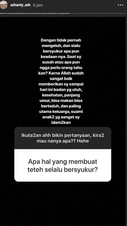 Diminta Berhijab Seperti Nikita Mirzani cs, Ashanty: Saya Enggak Mau Permainkan Agama