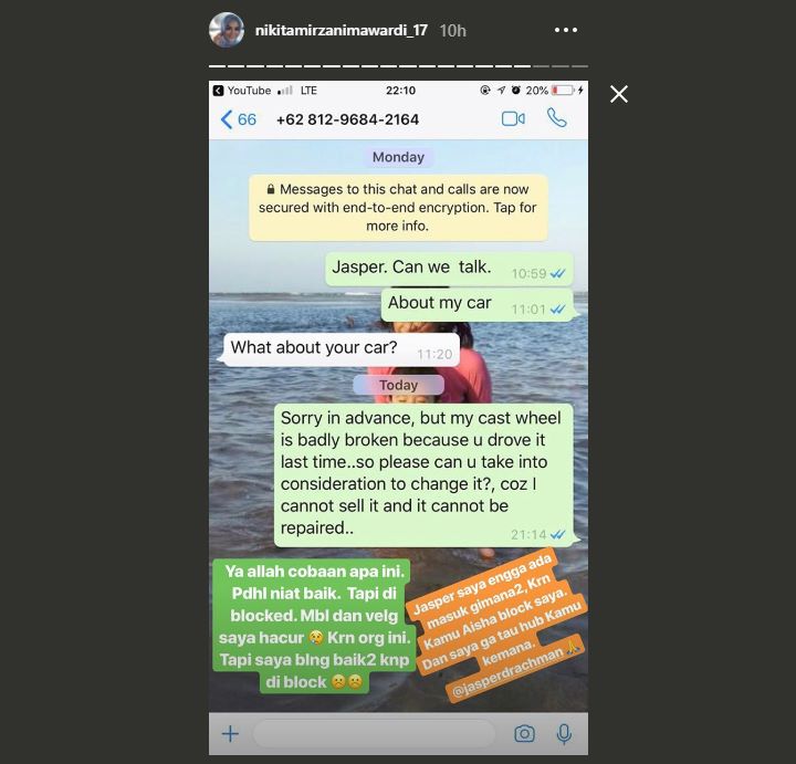 Curhatan Nikita Mirzani