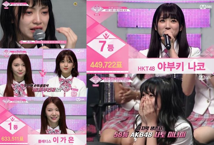 Lee Gaeun Peringkat 1 \'Produce 48\' Dipuji, Dua Peserta Jepang Ini Justru Banjir Hujatan
