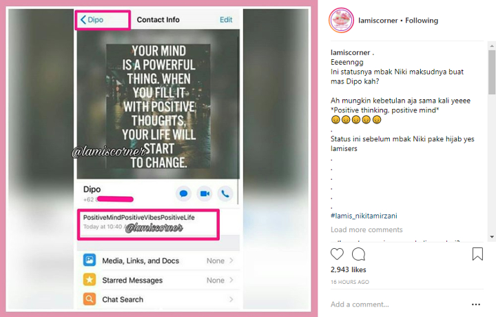 Sempat Tulis Pesan Bijak Sebelum Berhijab, Nikita Mirzani Sindir Dipo Latief?