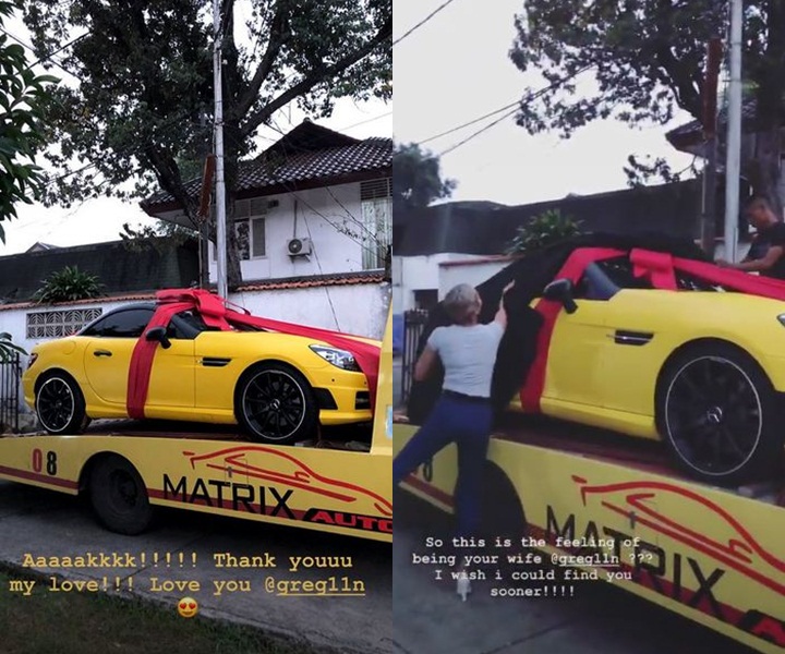 Kimmy Jayanti Dihadiahi Mobil Mewah