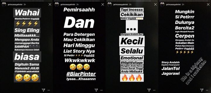 Ledekan Syahrini
