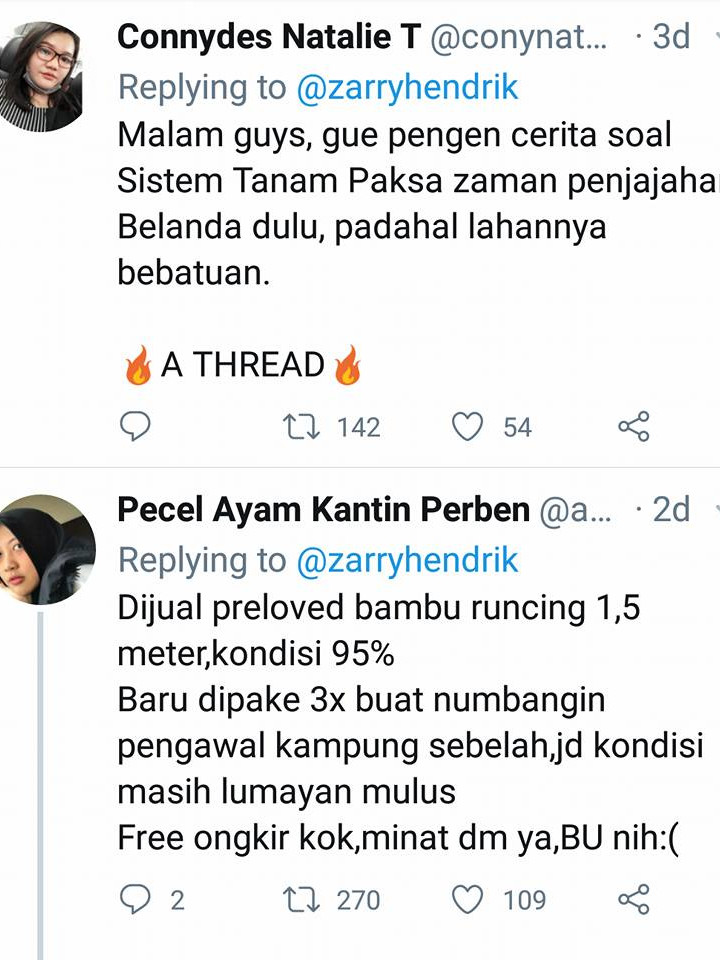 Kalau Thread Jualan Barang Preloved Sudah Ada Sejak Zaman Belanda