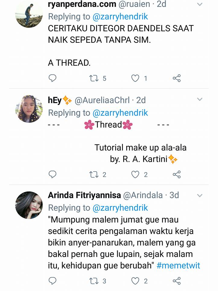 Kalau Thread Tips Makeup Dibuat Pada Zaman Belanda