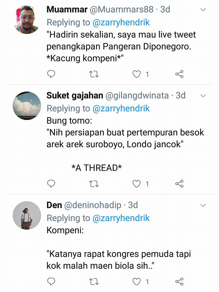 Akan Ada Livetweet Soal Penangkapan Pangeran Diponegoro