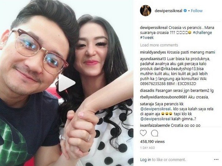 Dewi Persik Taruhan Pemenang Piala Dunia