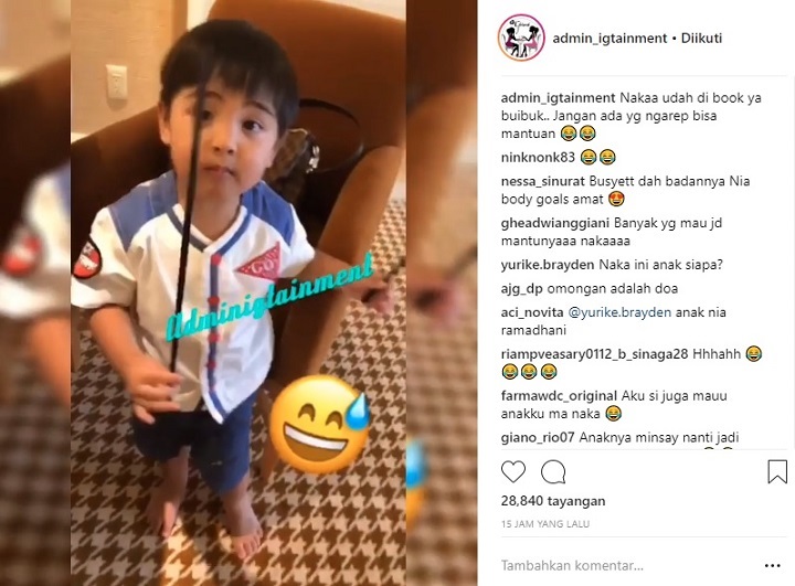 Chacha Frederica dan Putra Nia Ramadhani