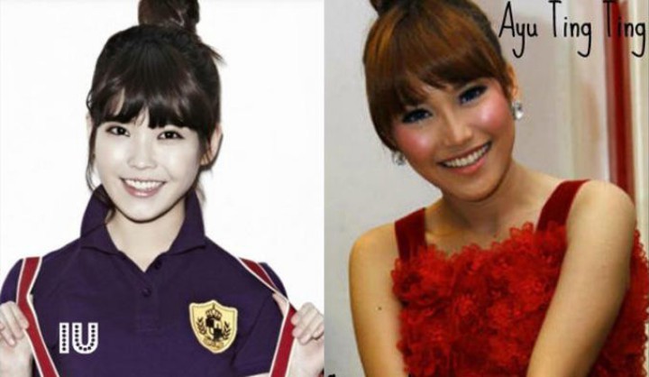 4. Ayu Ting Ting vs IU 
