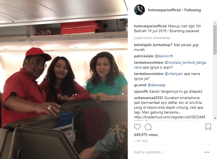Hotman Paris Hutapea Liburan Ke Bali Bareng Siti Badriah