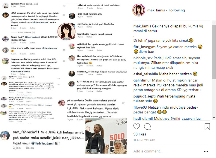 Komentar Netter Terhadap Trie Utami