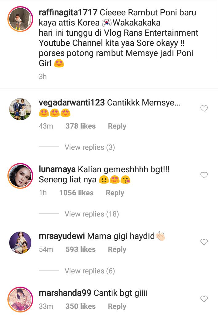 Komentar Artis Soal Perubahan Gaya Nagita