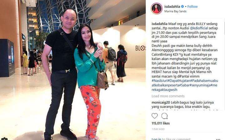 Iis Dahlia Sebut Warganet Jahanam