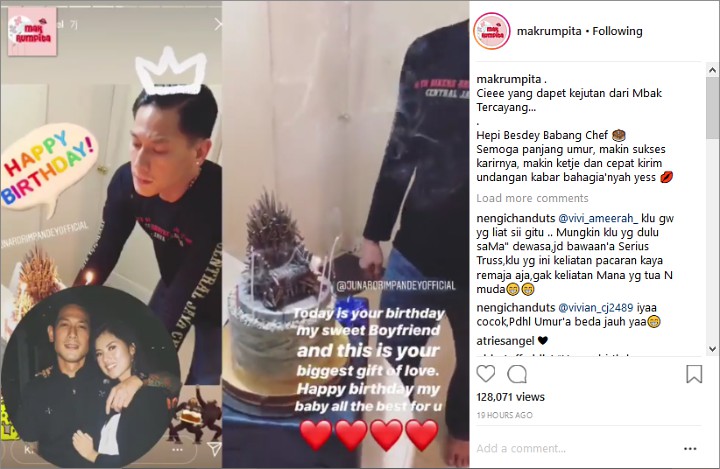 Chef Juna Dapat Kejutan Ulang Tahun dari Pacar, Bentuk 