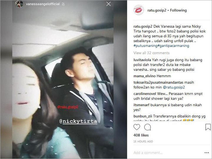 Vanessa Angel Jalan Bareng Nicky Tirta