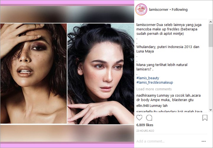 Make Up Freckles Wulandhary