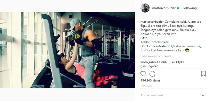Deddy Corbuzier Olahraga Bareng Pacar