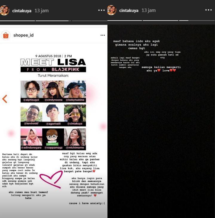 Insta Story Cinta Kuya