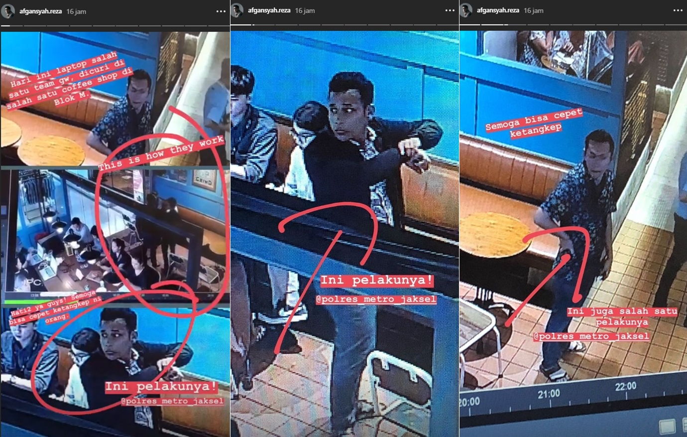 Afgan Sebar Info Pelaku Pencurian