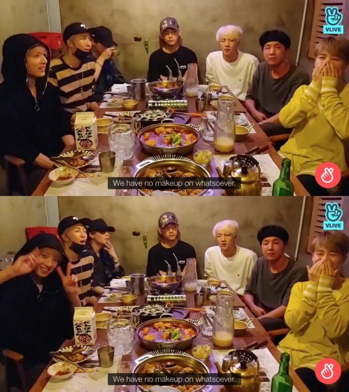 Pede Tak Pakai Makeup, BTS Jalani Tantangan Ini Sambil Minum Alkohol
