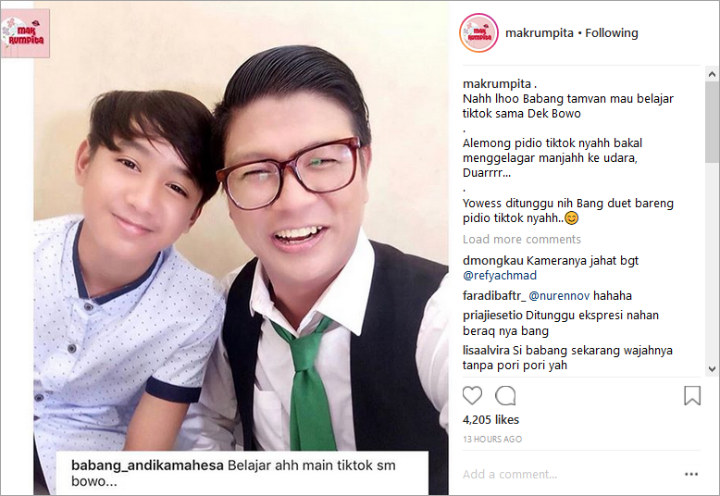 Andika Kangan Band Foto Bareng Bowo Alpenliebe