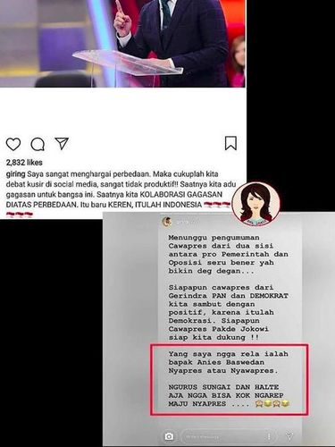 Giring cibir Anies Baswedan