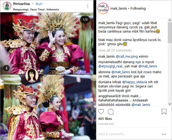 Pawai Bareng Fitri Carlina, Danang \'DA 2\' Dicibir Netter Gara-Gara Lipstik