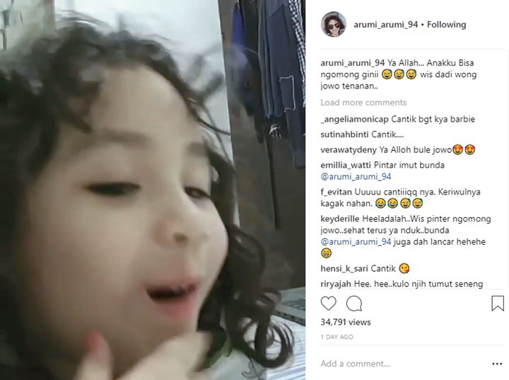Putri Arumi Bachsin Ngomong Bahasa Jawa