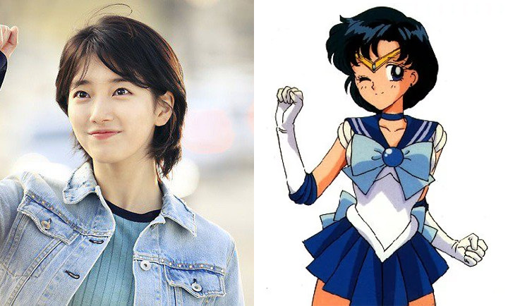 Suzy sebagai Sailor Merkuri 